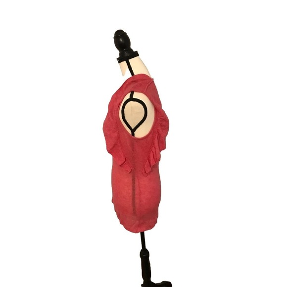 Anthropologie Tabitha Ante Autumnal Pink Rose Short-Sleeve Sweater - Medium - Picture 5 of 9